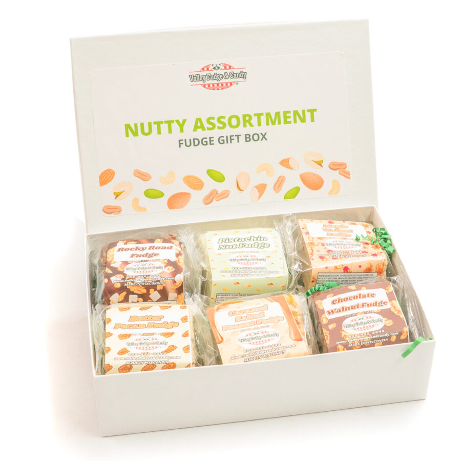 Nutty Assortment Fudge Gift Box