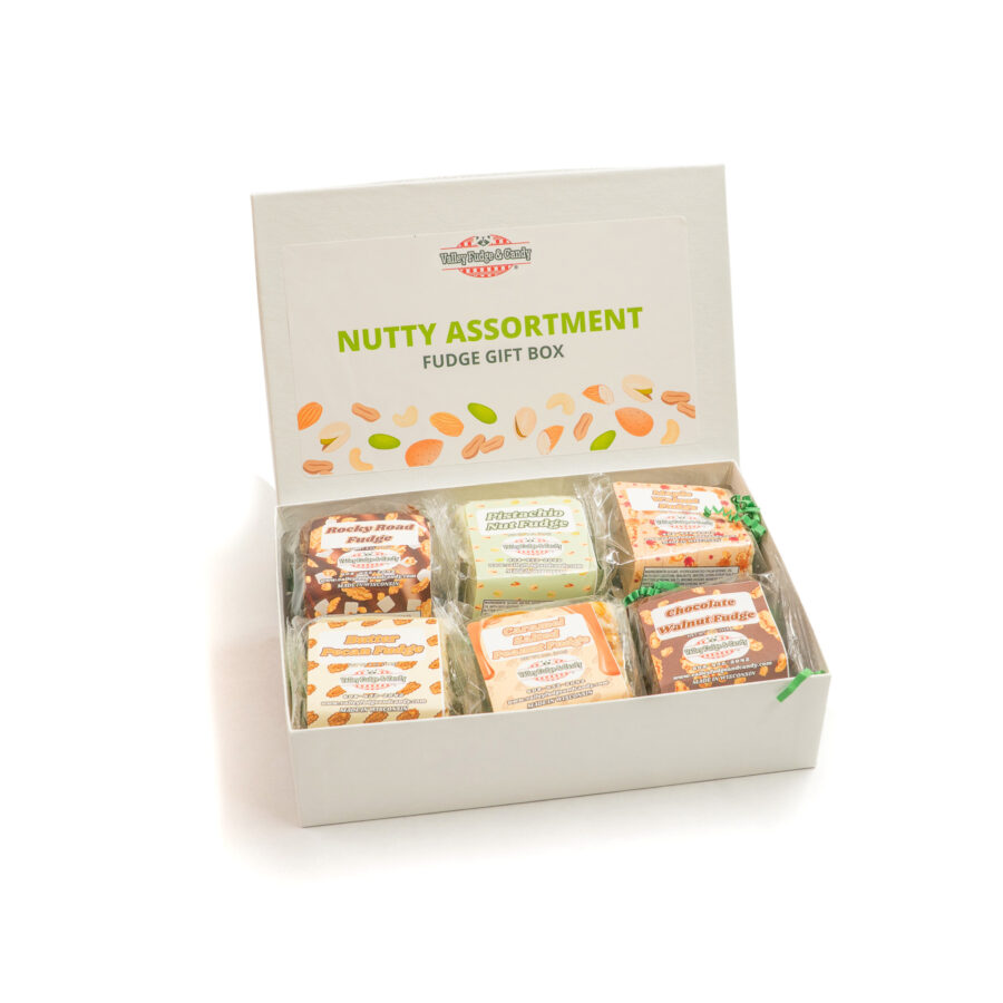 Nutty Assortment Fudge Gift Box