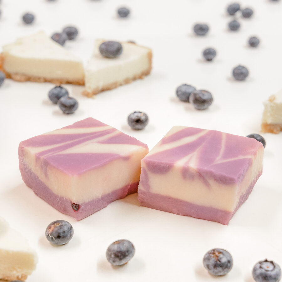 Blueberry Cheesecake Fudge