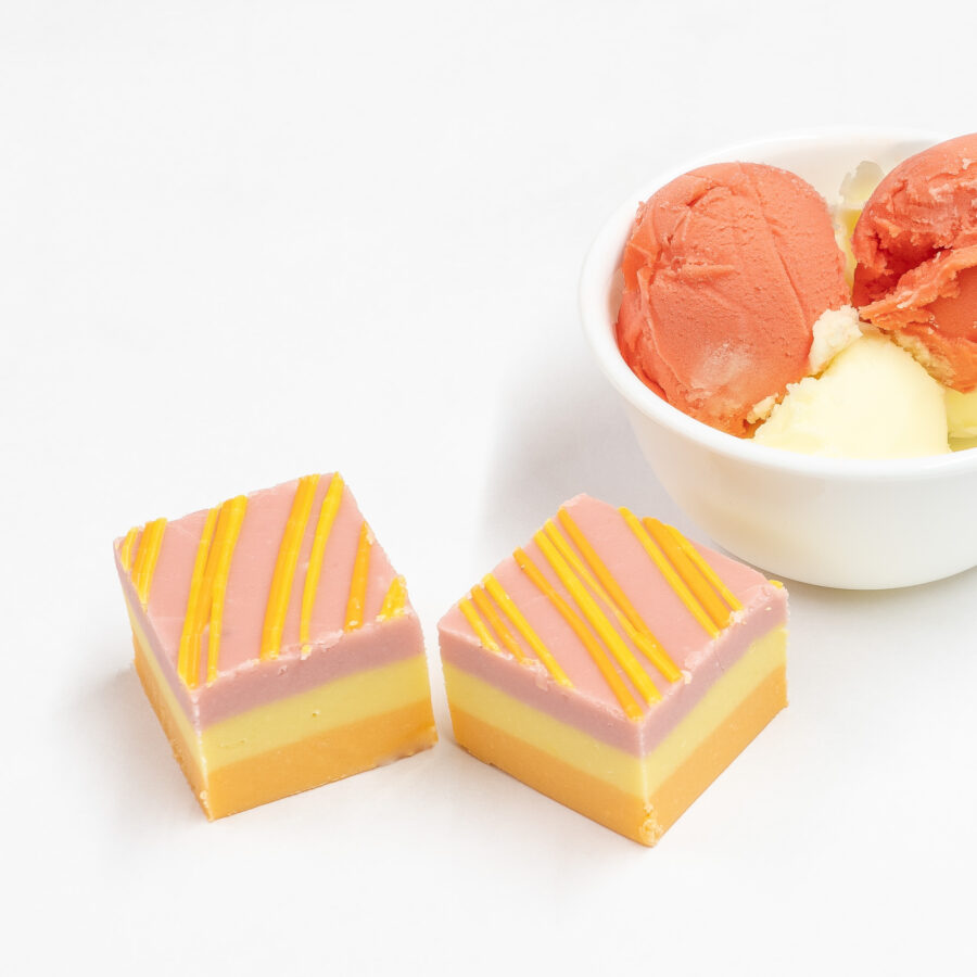 Rainbow Sherbet Fudge