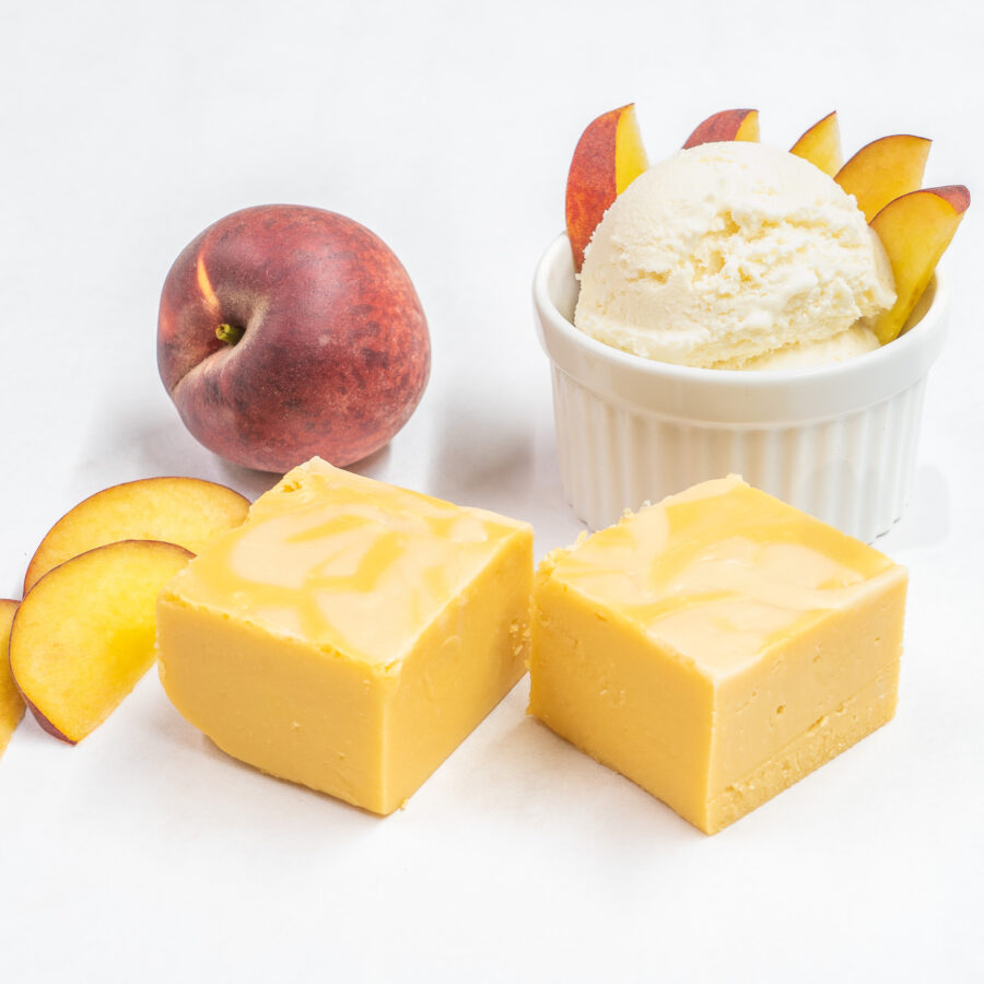 Peaches & Cream Fudge