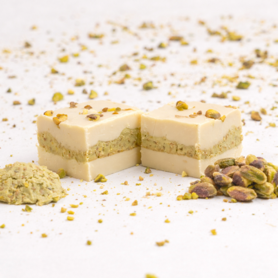 White Chocolate Dubai Fudge