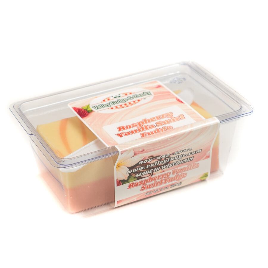 Alternative view of Raspberry Vanilla Swirl Fudge